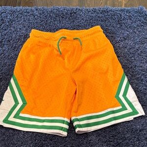 Orange Jordan shorts like new